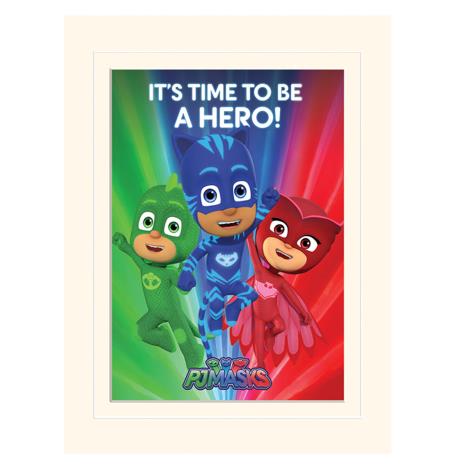 PJ Masks Hero Leap Bordered Print (30 x 40cm) £8.99